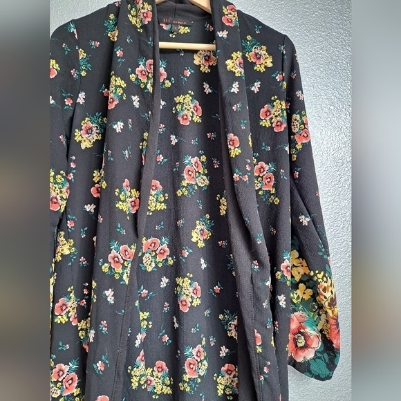 Kaii Los Angeles Floral Duster / Open Robe Size S - Picture 3 of 11
